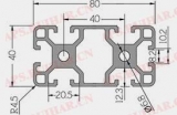 工業(yè)鋁型材8-4080