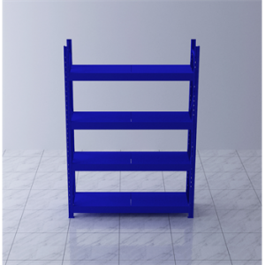 重型貨架主架1500×500×2000mm(四層,1T/層,藍色)