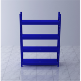 重型貨架主架1500×500×2000mm(四層,1T/層,藍(lán)色)
