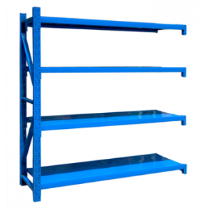 中型貨架副架2000×500×2000mm(四層,300kg/層,藍(lán)色)