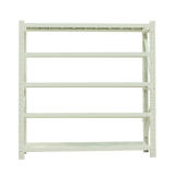 中型貨架主架2000×500×1800mm(五層,500kg/層,白色)