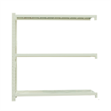 中型貨架副架2000×600×2000mm(三層,500kg/層,白色)