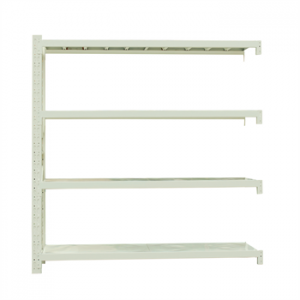 中型貨架副架2000×500×2000mm(四層,300kg/層,白色)