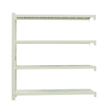 中型貨架副架2000×600×1800mm(四層,300kg/層,白色)