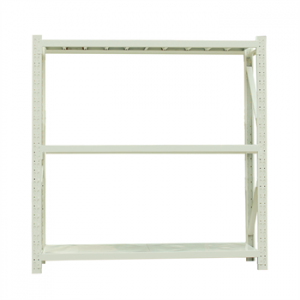 中型貨架主架1800×500×2000mm(三層,300kg/層,白色)