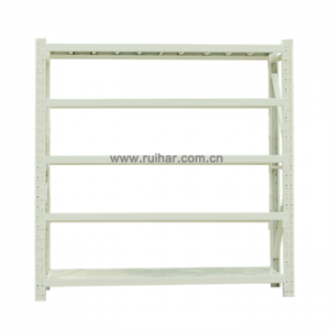 中型貨架 五層擱板，500kg/層  白色