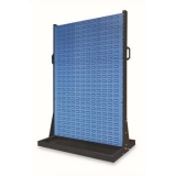 固定型雙面物料架960×630×1450mm(4方孔2百葉)，KR-2342