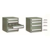 雙軌工具柜580×525×665mm(四個(gè)抽屜) 綠色，F(xiàn)C-665N