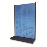 固定型單面物料架960×375×1450mm(2方孔1百葉)，KR-1321